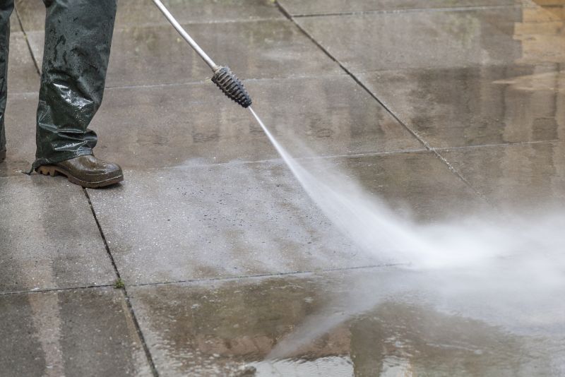 Concrete Slab Powerwashing