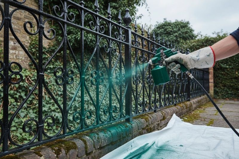 Wrought Iron Fence Cleaning